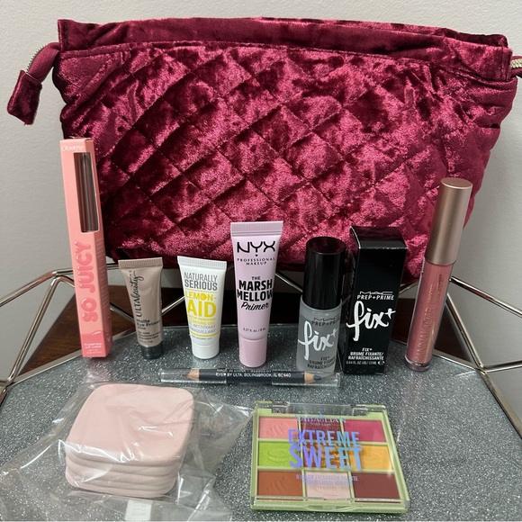 MAC Cosmetics Other - New 10 Items Benefit Makeup Set (mascara,brow pencil & setter,Makeup bag & more)